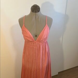 Tiare Hawaii Coral Maxi Dress